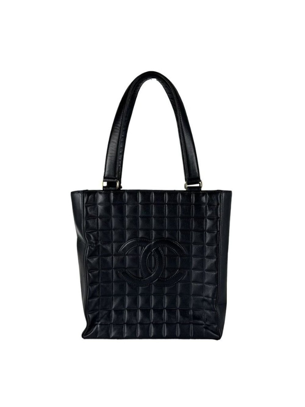 Chanel Shoulder Bag Tote Choco
